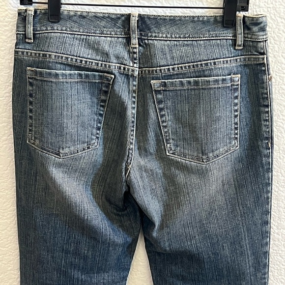 Elie Tahari Embroidered Embellish Denim Jeans Size 29 - Picture 6 of 7